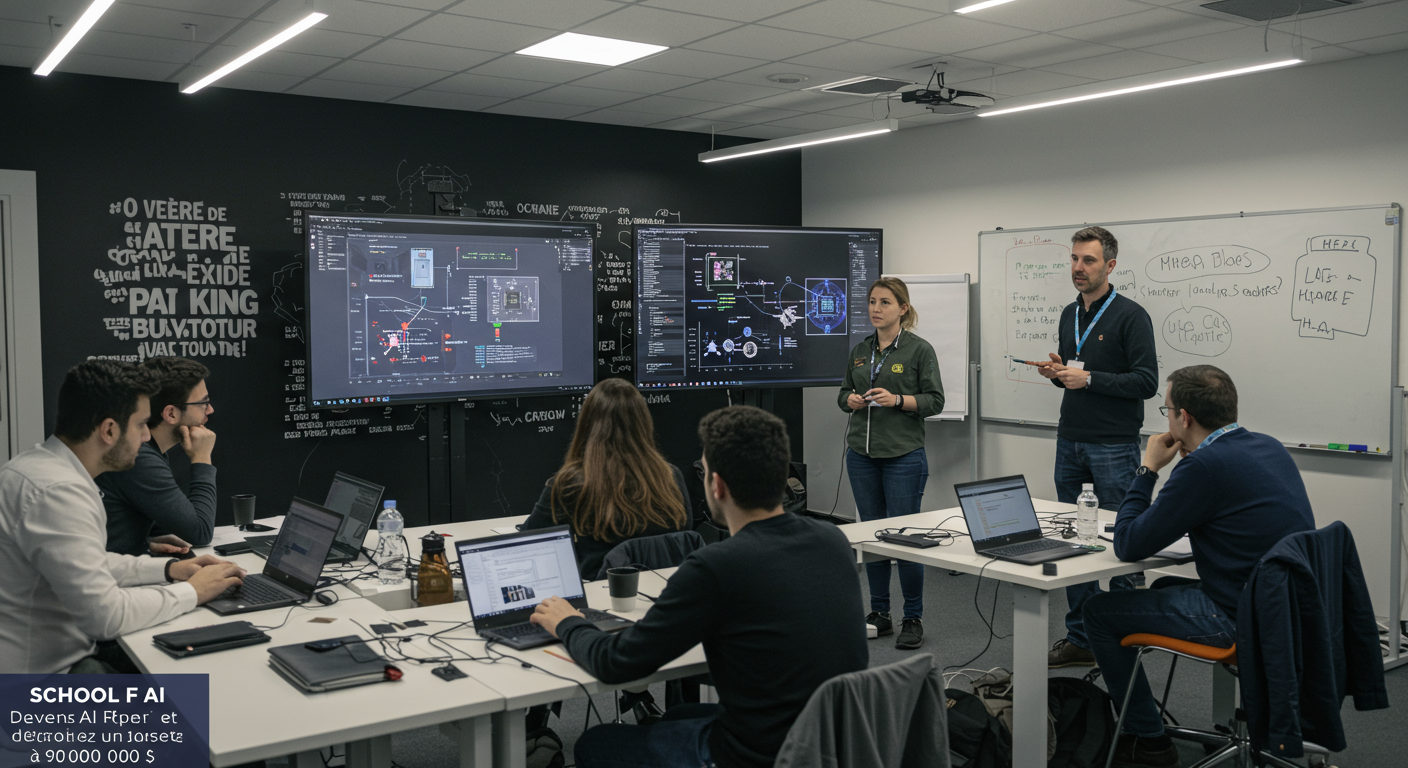School of AI : Devenez expert et décrochez un job à 900 000 $