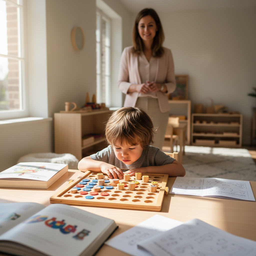 Table de multiplication interactive Montessori sur Montessori-formations.fr
